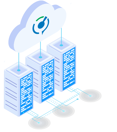 Cloud Servers connected